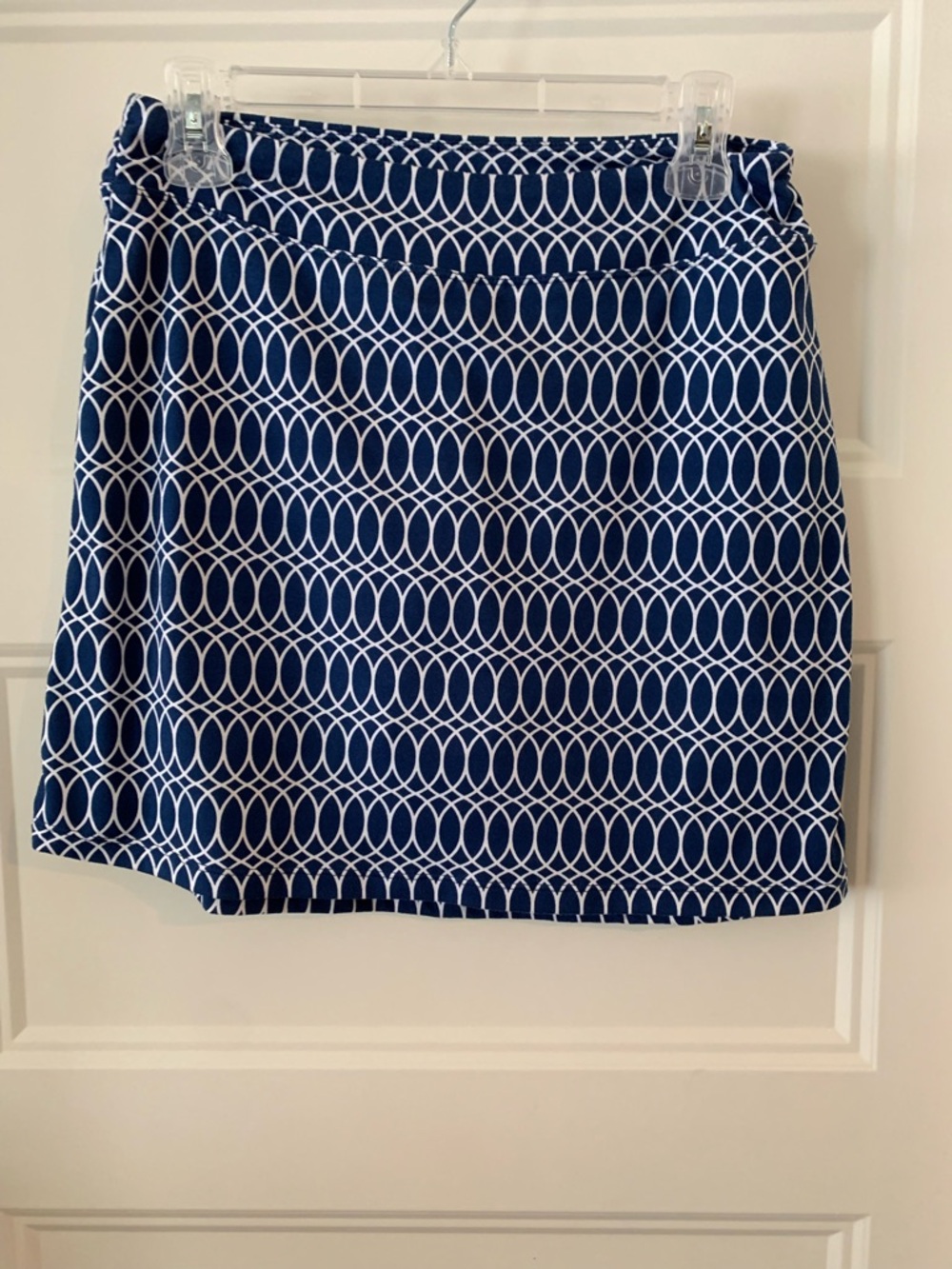 Segments Luxe Blue & White Patterned skort